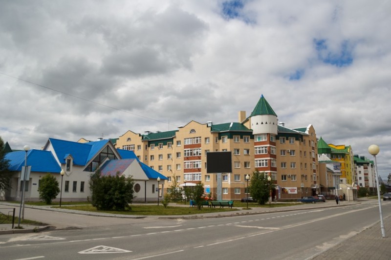 Белоярский - маленький город в Сибири