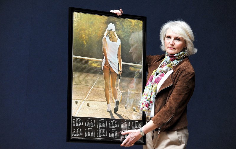 История одной фотографии: Теннисистка