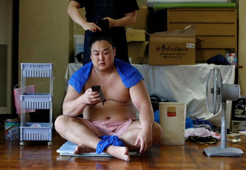 В любительском сумо дохё — просто обозначенный круг, не обязательно расположенный на возвышении. Запрет для женщин не соблюдается, существует и женское любительское сумо.