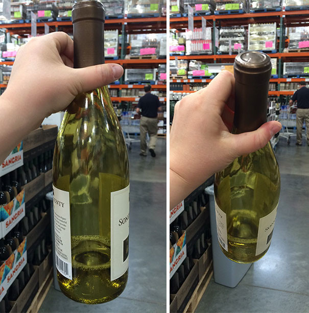 Бутылка закрыта, бутылка запечатана, и все равно бутылка почти пуста!