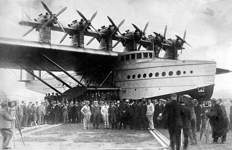 Летающая амфибия "Dornier Do X", 1929 год, Германия