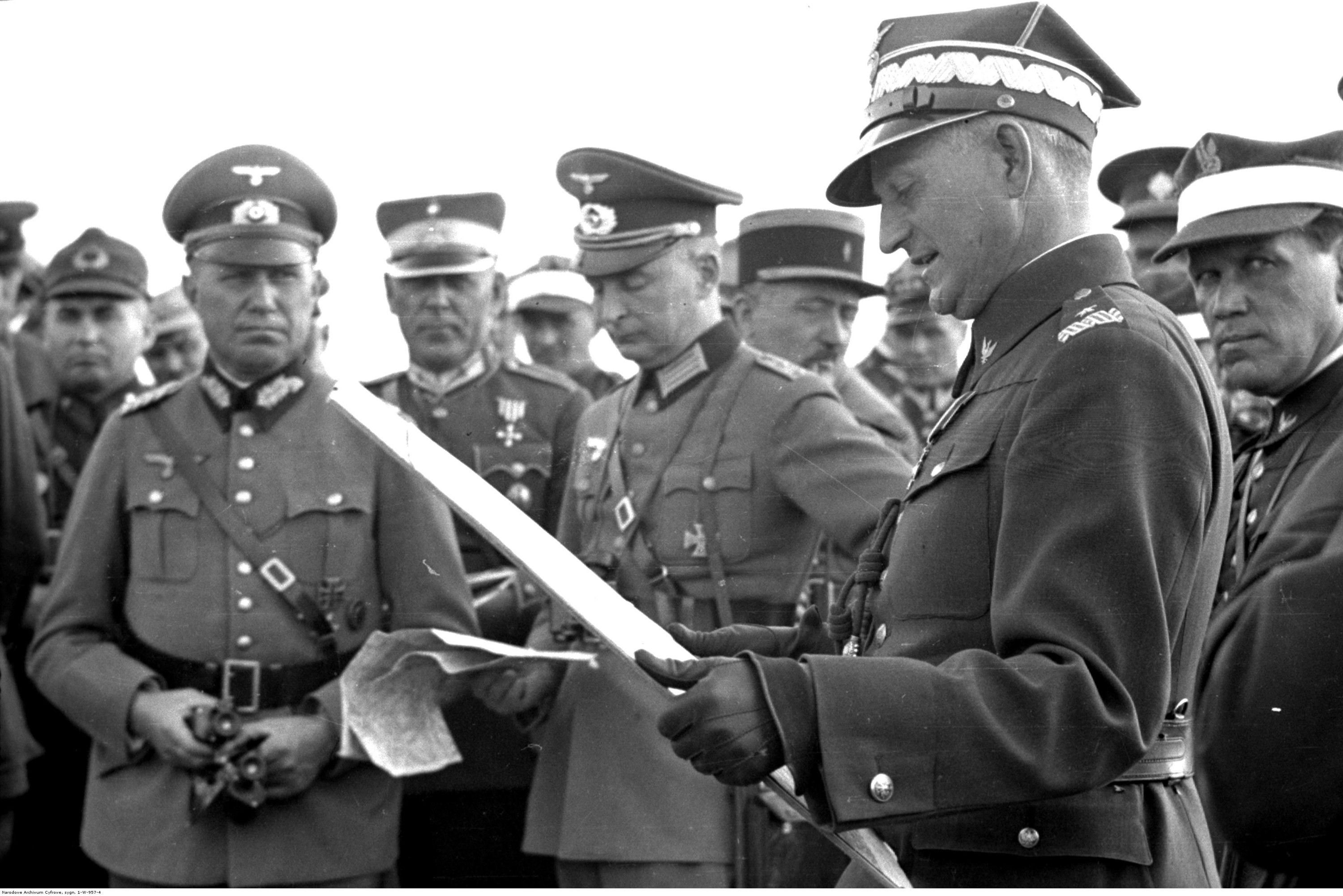 Совместный парад вермахта и Польши в 1938