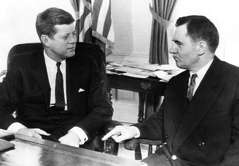 Джон Кеннеди и Андрей Громыко в Белом Доме, 18 октября 1962 года, Вашингтон, США