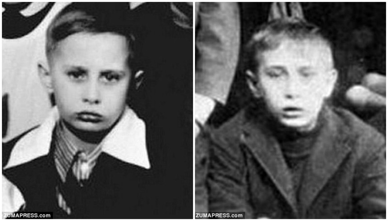 Школьные фото: слева - 1960 год, справа - примерно 1965.