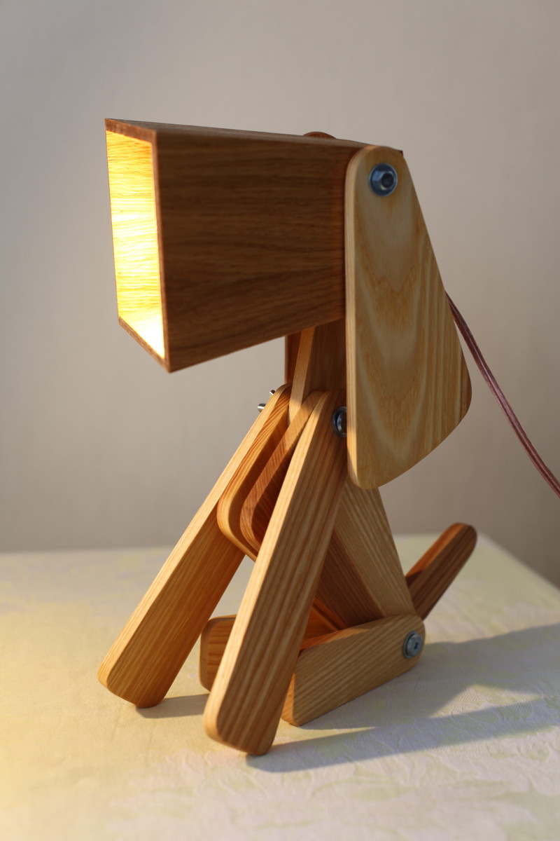 Как сделать настольный светильник из дерева