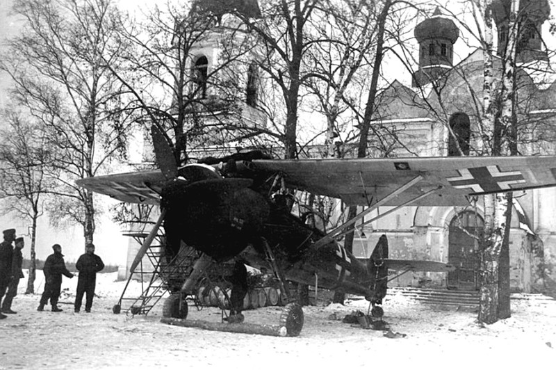 Немецкий самолет-разведчик Хеншель Hs.126