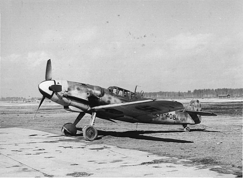 Немецкий истребитель Мессершмитт Bf.109G-6