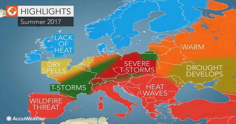Рекордная жара, получившая название "Люцифер", поджаривает Европу