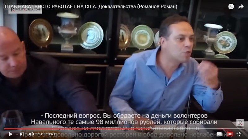 Штаб Навального работает на США. Доказательства (Романов Роман)