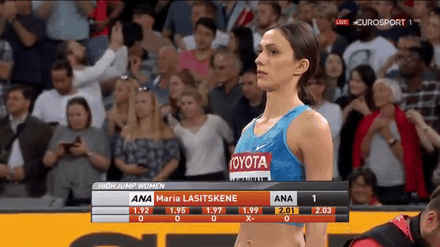 Россиянка Мария Ласицкене (Кучина) выиграла золото в прыжках в высоту на чемпионате мира по легкой а