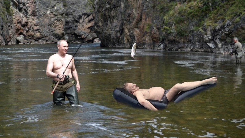 По ссылке можете посмотреть смешную реакцию соцсетей на последнюю рыбалку Путина 