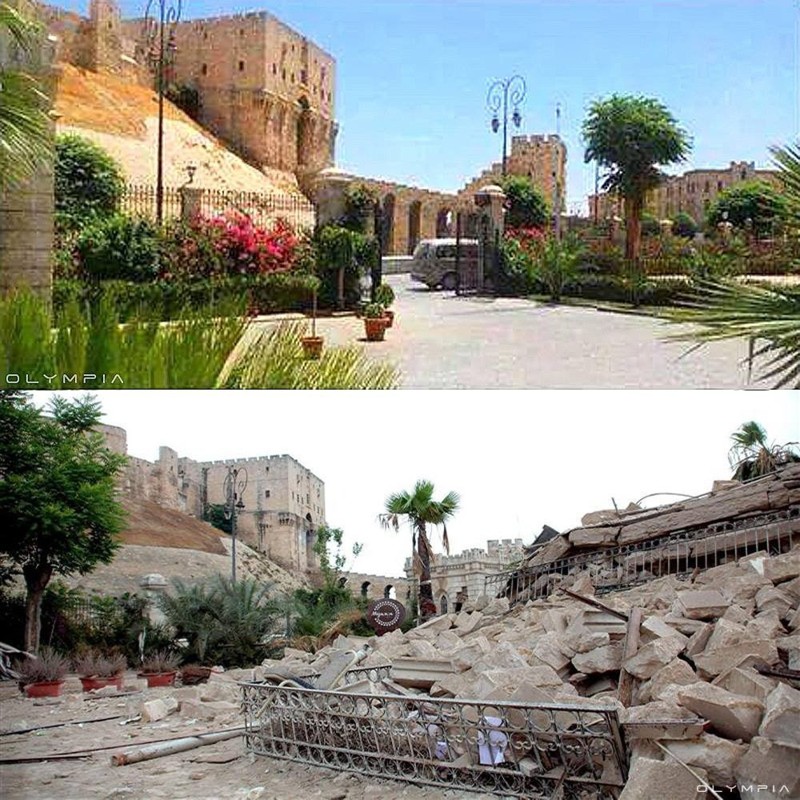 Фотографии Сирии до и после разрушительных последствий войны