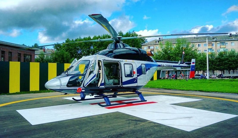 В Киров поступил новый санитарный вертолет «Ансат»