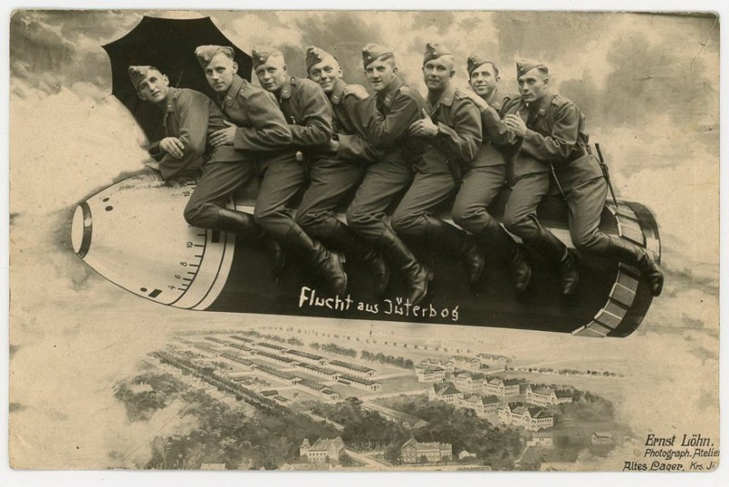 1925-1930 гг. «Полёт из Йютербога». Район Тельтов-Флеминг, Германия. Фотограф: Эрнст Лён
