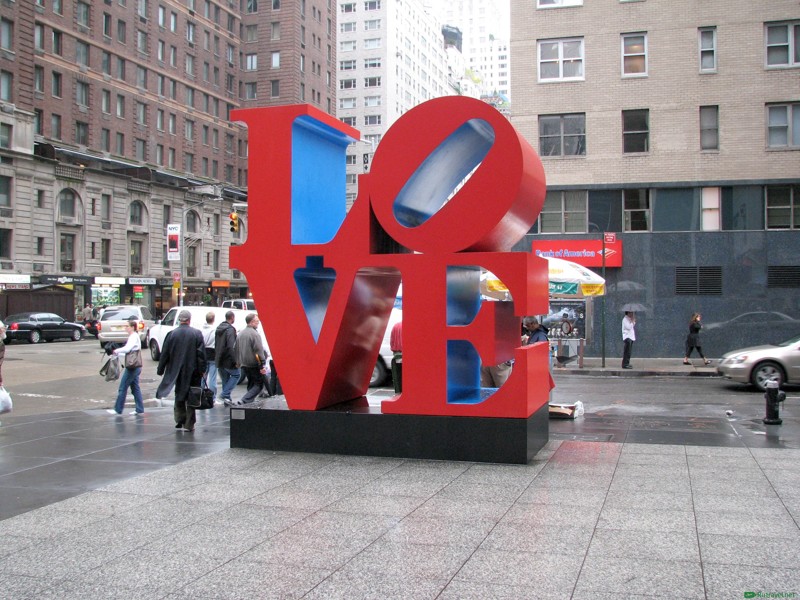 А знаете памятник "Love" в Нью-Йорке?