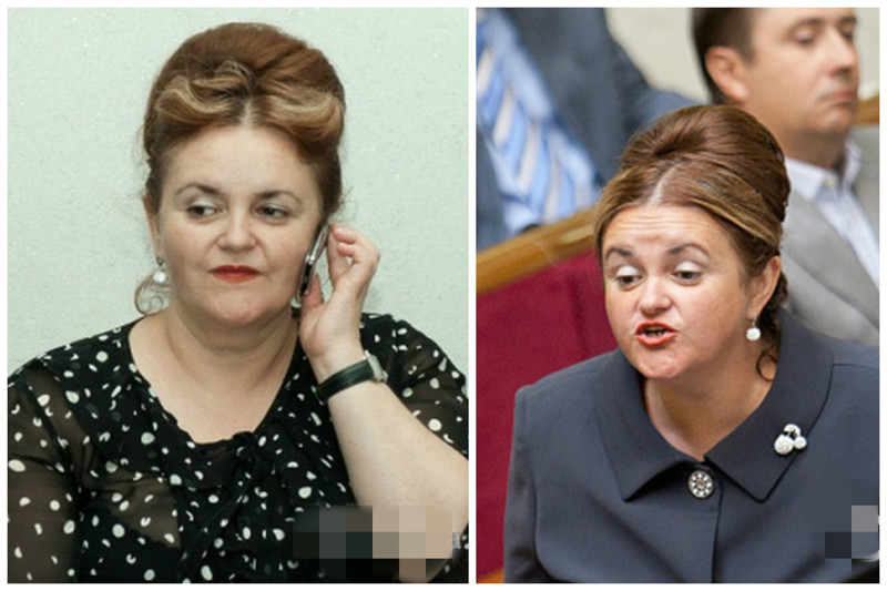 Еще одна украинская женщина из политики  - депутата от НУНС Лилия Григорович, которую называют женщина-ракушка