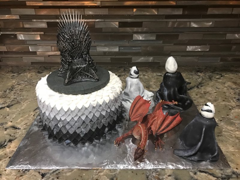 Торт в стиле "Игра престолов" 