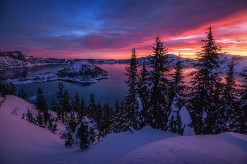 Национальный парк Озеро Крейтер, Орегон, США