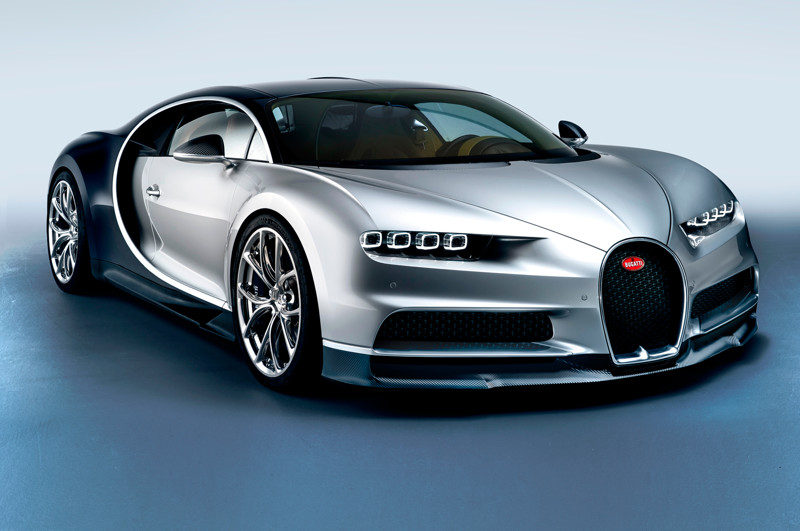 1 место: Самая быстрая машина 2017 года — Bugatti Chiron - 463 км/ч
