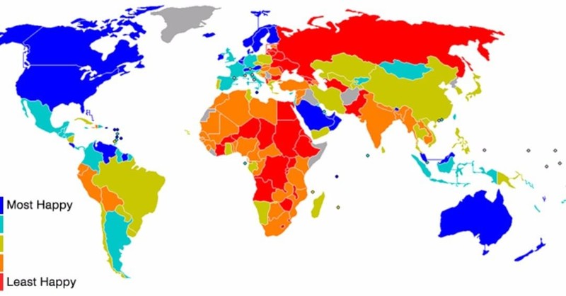 5.      Глобальный индекс счастья
