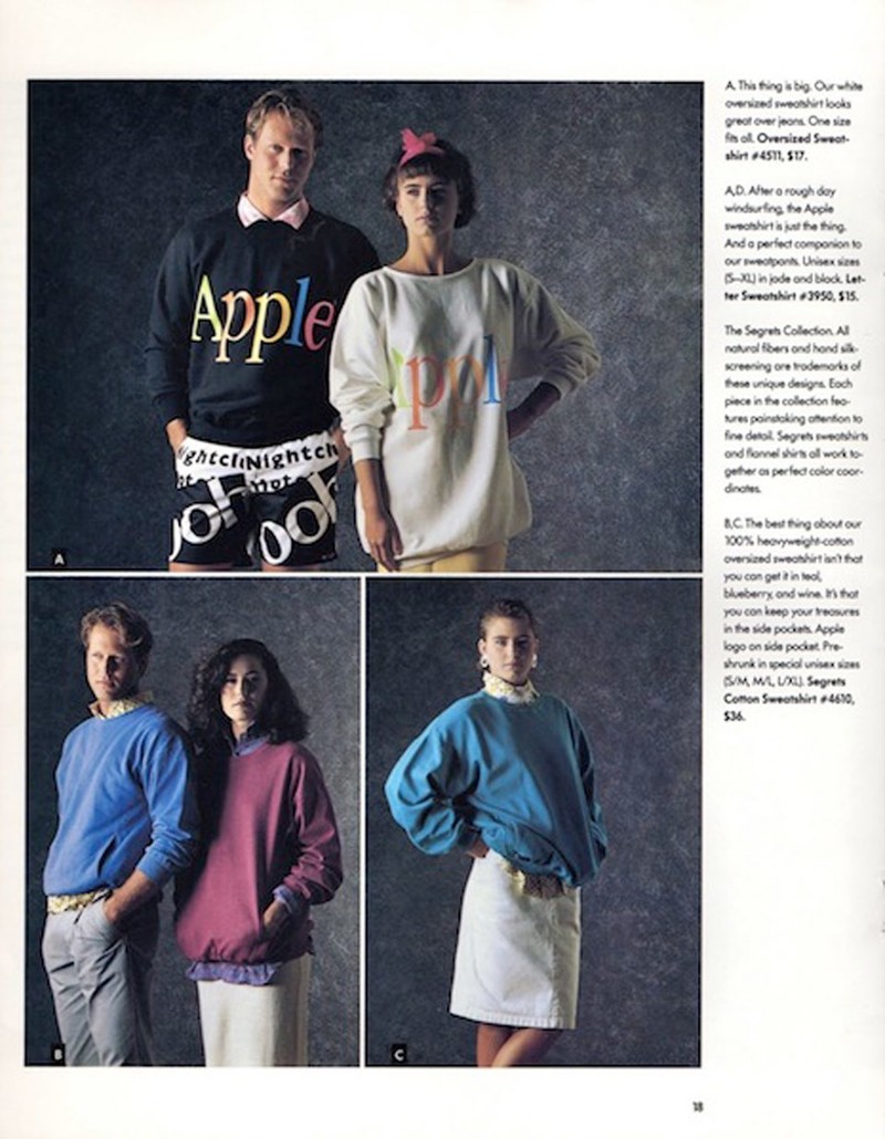 Когда-то Apple пытались продавать одежду и вот как она выглядела