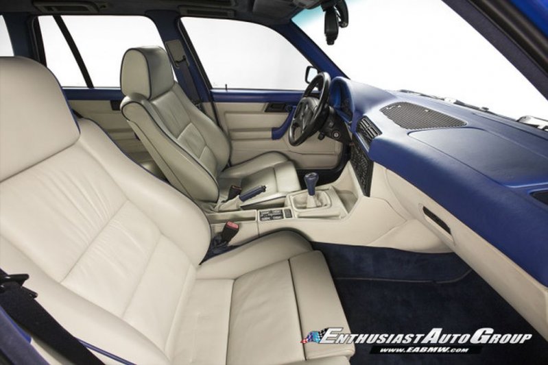 Голубой BMW M5 E34, выпущенный всего в двух экземплярах