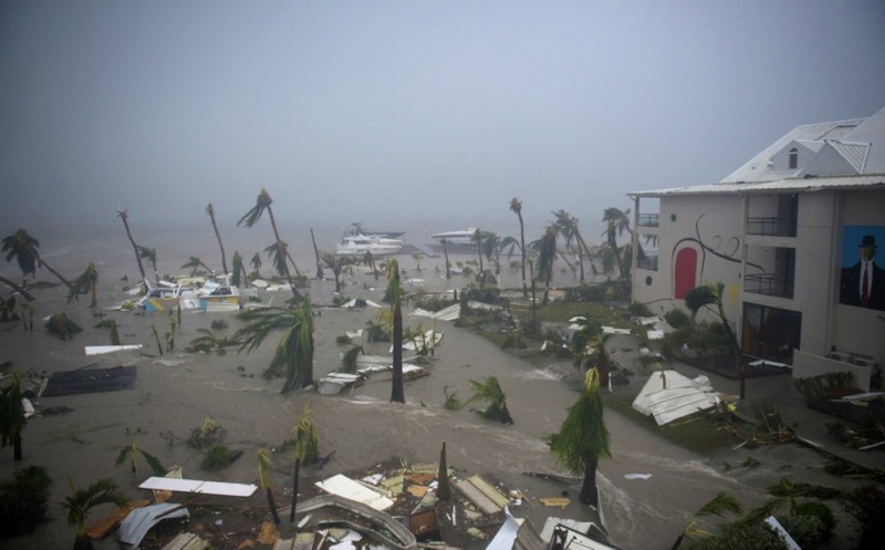 Последствия урагана Ирма на острове Сен-Мартен