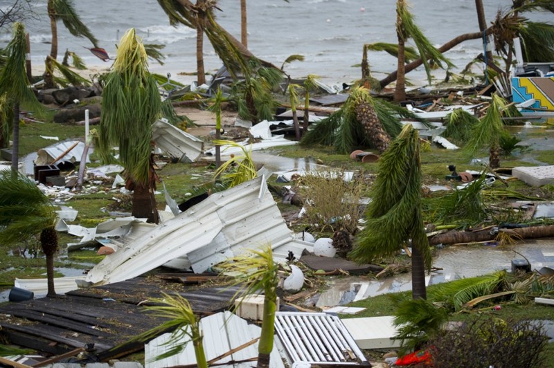 Последствия урагана Ирма на острове Сен-Мартен