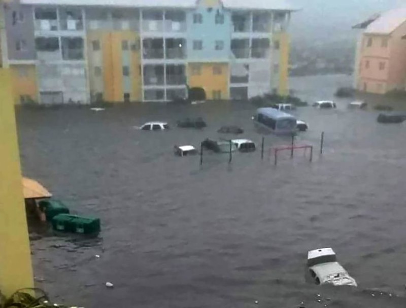 Потоп на острове Сен-Мартен