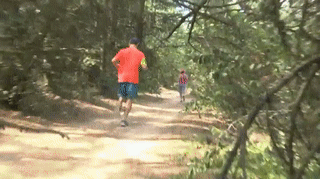 Экстрим в лесу