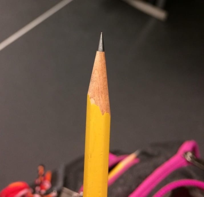 Идеально наточенный карандаш