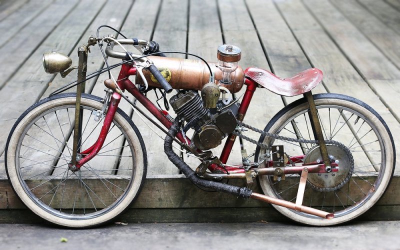 Минибайки из старых велосипедов Янника Рида