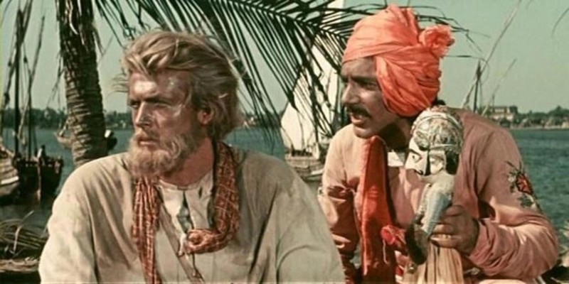 советско-индийский фильм "Хождение за три моря"