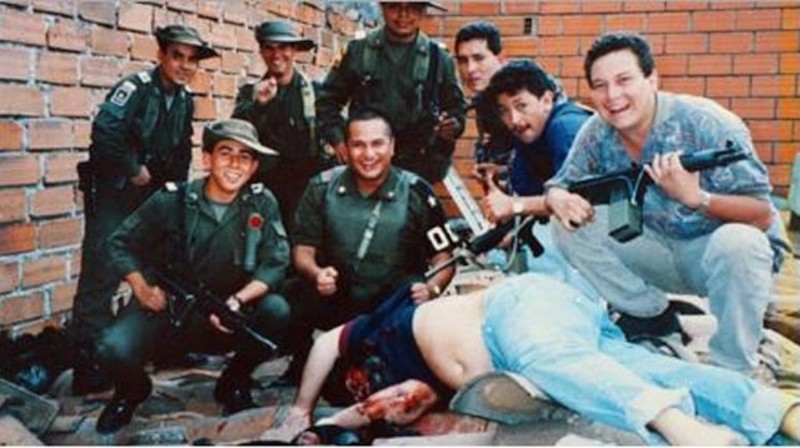 Убитый в Медельине Пабло Эскобар. Колумбия, 2 декабря 1993 года