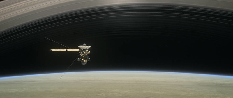 Кассини начнет заключительные пять орбит вокруг Сатурна