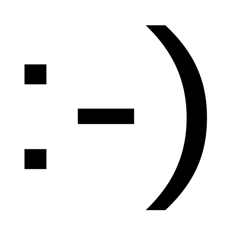  6. В Интернете смайлик в виде двоеточия, дефиса и закрывающейся скобки появился в 1982 году благодаря ученому-компьютерщику из Университета Карнеги-Меллон Скотту Фалману.