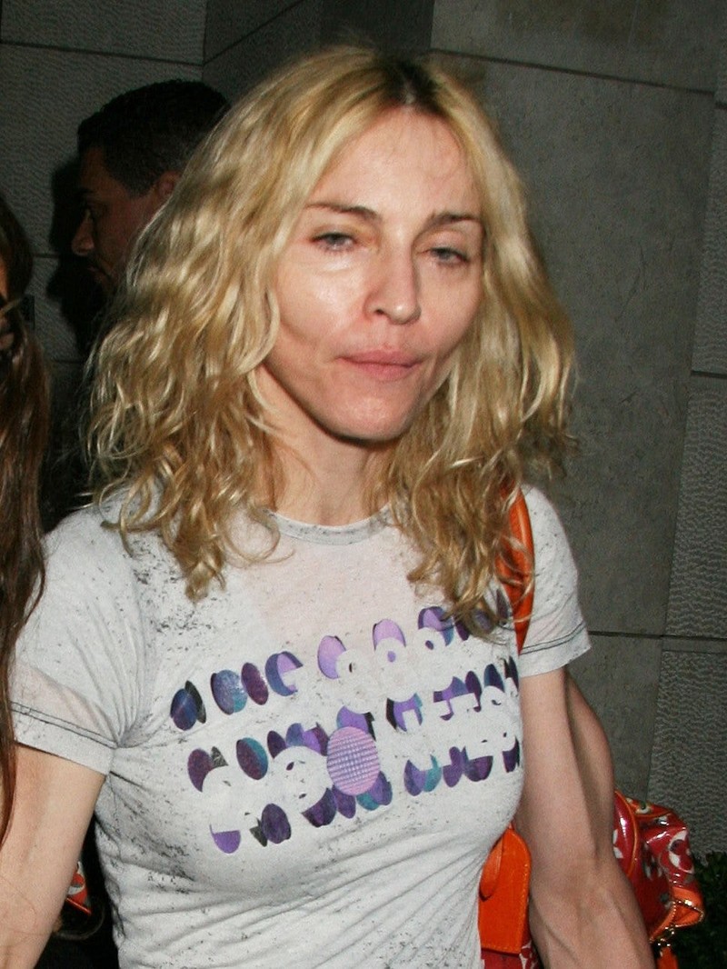 Madonna без макияжа