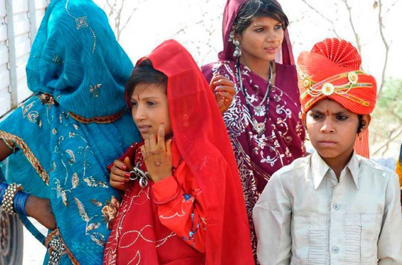 Бхопал, Индия. Еще более молодые супруги — обоим по 7 лет