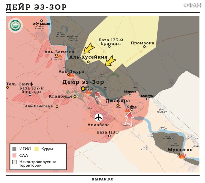 Застряли под Евфратом: «Охотники на ИГИЛ» и ВКС РФ ждут решительных действий армии САР в Дейр эз-Зор