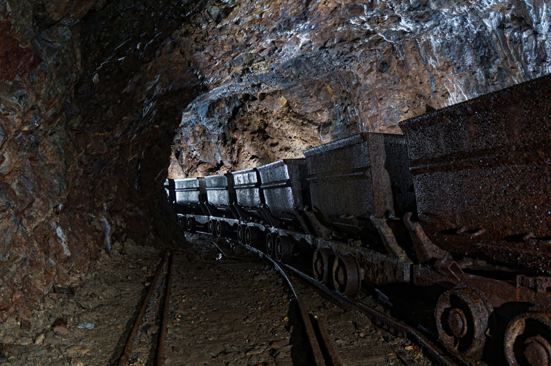 Заброшенные шахты, вид изнутри