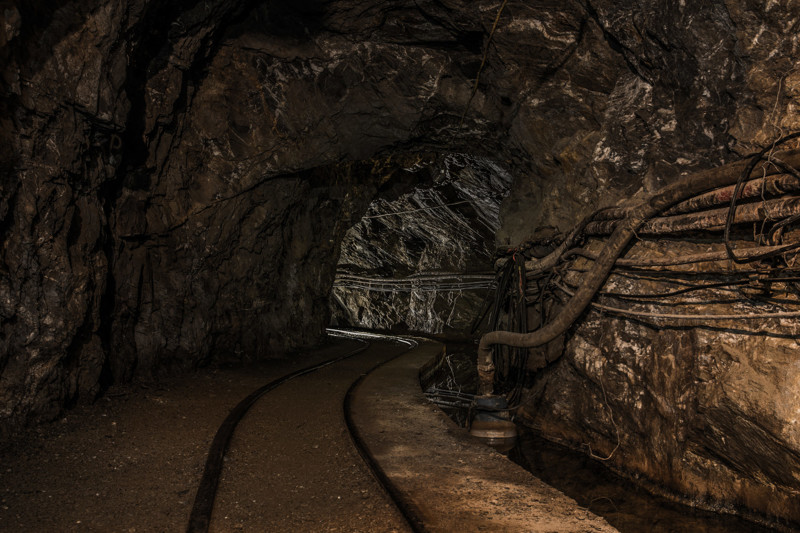 Заброшенные шахты, вид изнутри
