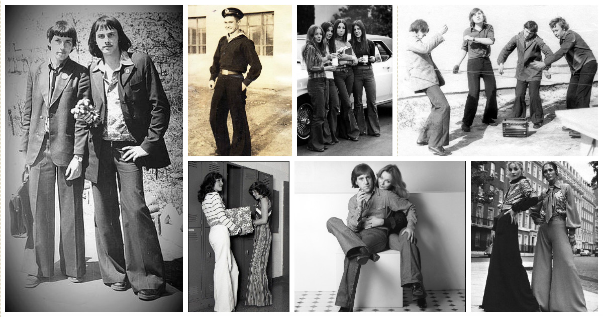 Женские джинсы 70х годов