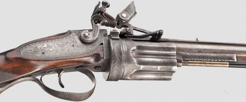Кремневый револьвер Коллиера