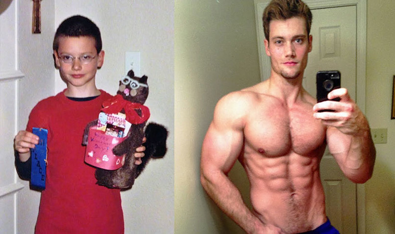 Разница на фото в 10 лет.