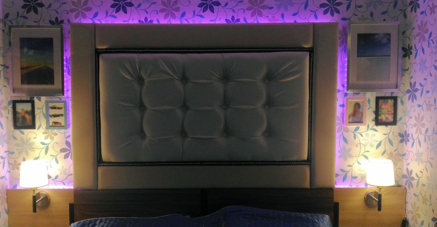 Кровать с светодиодной подсветкой своими руками