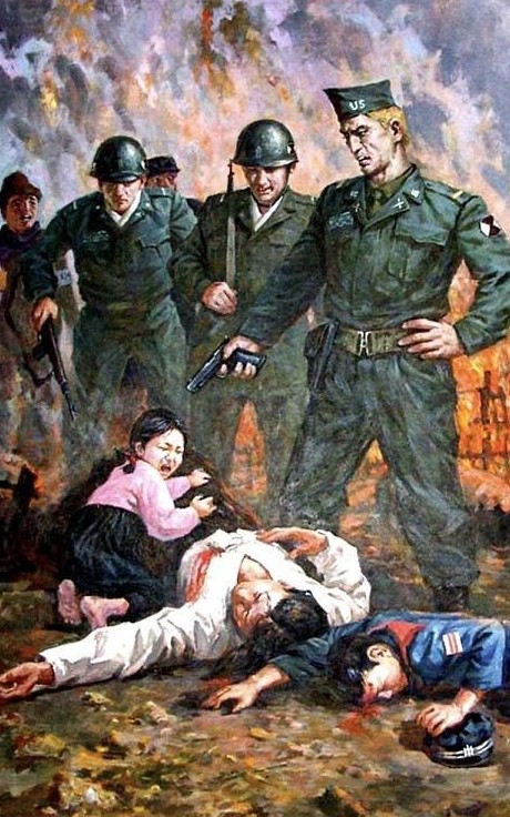 Взгляните на северокорейские пропагандистские плакаты - и вы тоже возненавидите американцев!