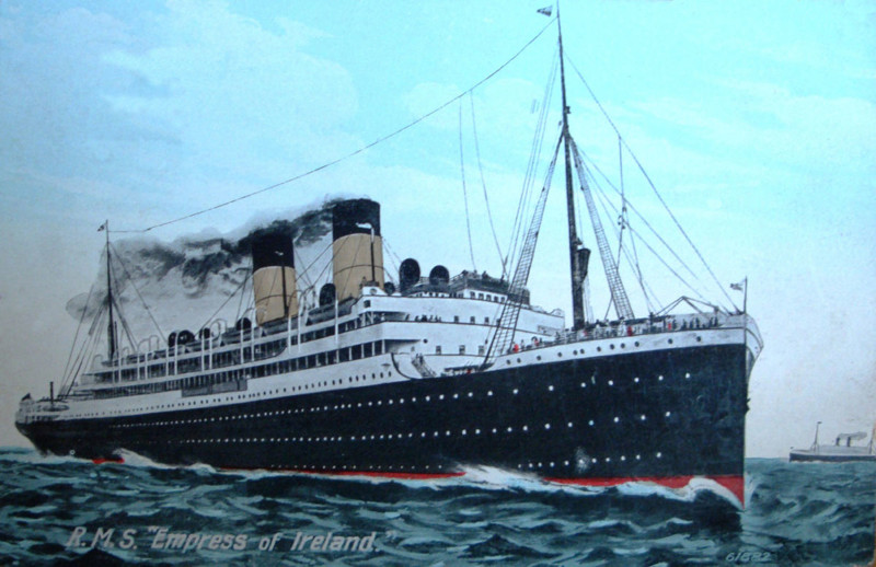 5. RMS Empress of Ireland.