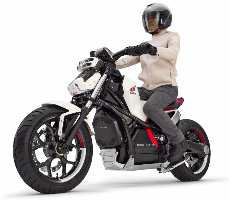 Honda представляет самобалансирующийся мотоцикл