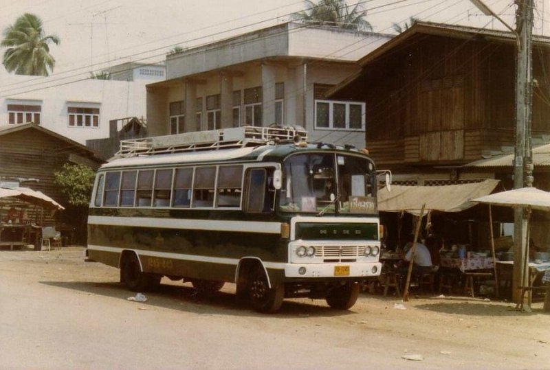 Автобус на шасси японского грузовика HINO, начало 1980-х