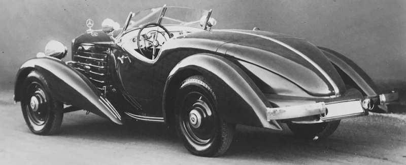 Mercedes-Benz Type 200 1933 года. Красивый и уникальный. Серийный Type 200 (W21) к этой модели отношения не имеет